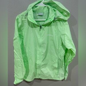 Columbia Mint Green Hooded Jacket
